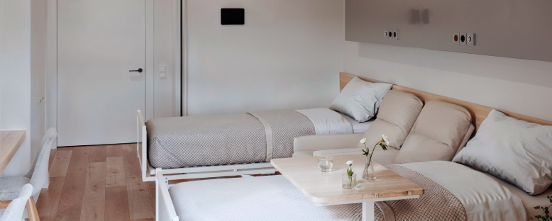 Habitación con camas